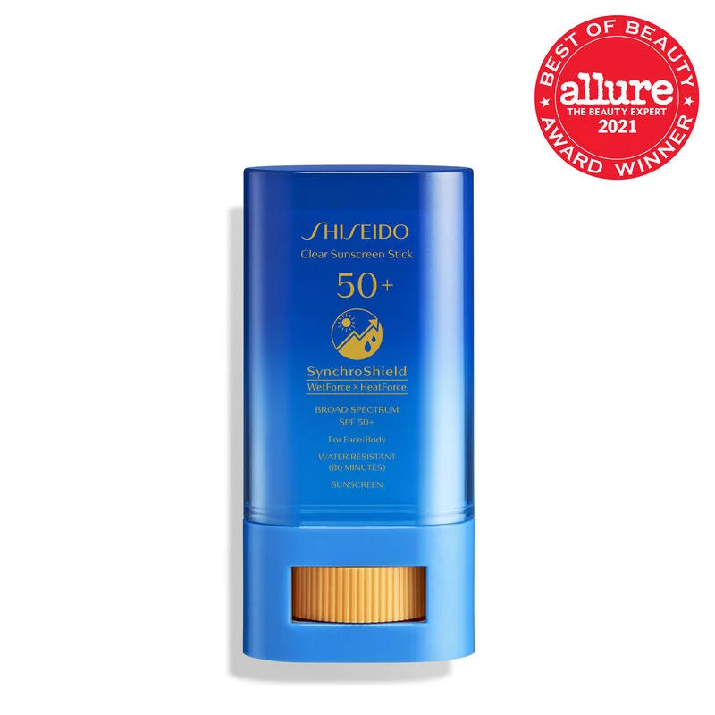 عصا مرطب واقي من الشمس من Shiseido بعامل حماية SPF 50+، 20 جم