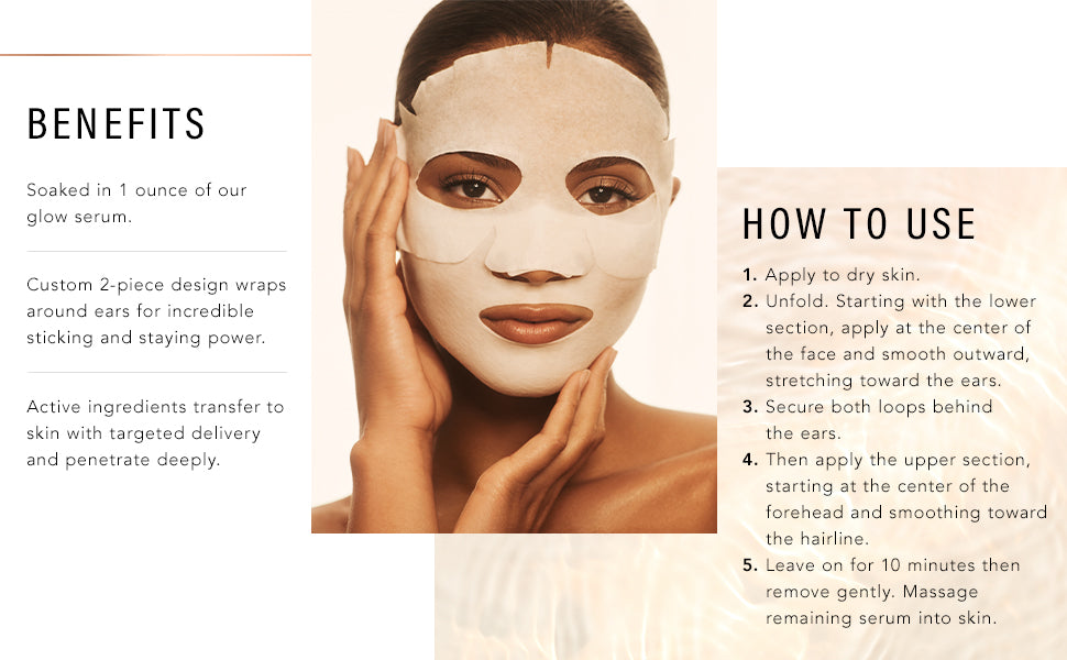 Jlo Beauty ورقة القناع That Limitless Glow، حجم 1 قناع