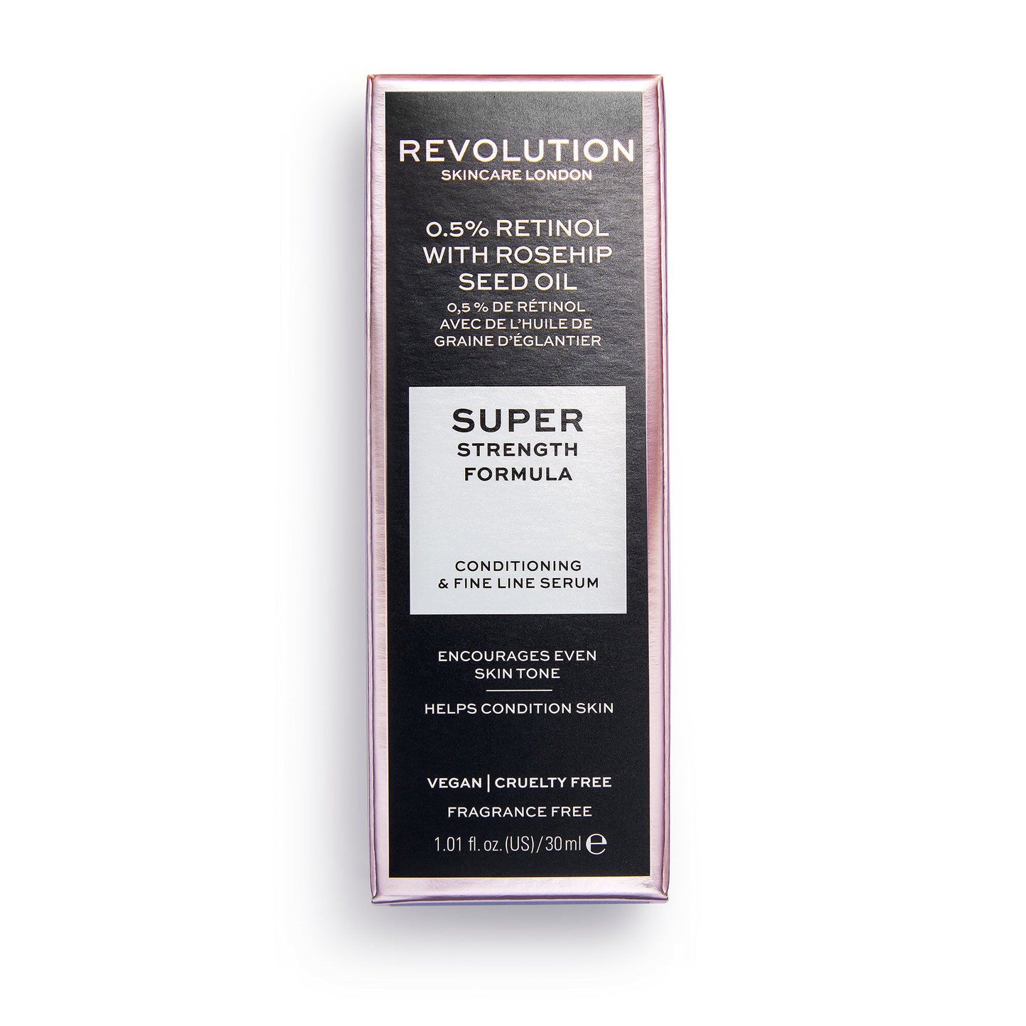 Serum Smoothing Oil with 0.5% Retinol and Rosehip Seed Oil by Revolution Skincare, 30 ml
