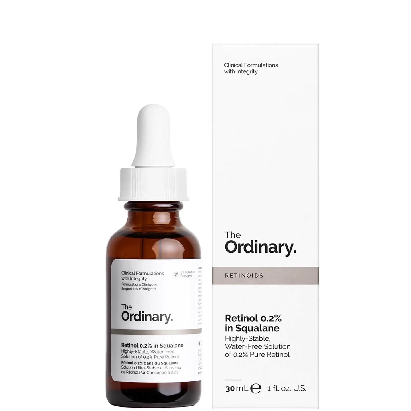 سيروم الريتينول بنسبة 0.2% في السكوالين من The Ordinary، 30 مل