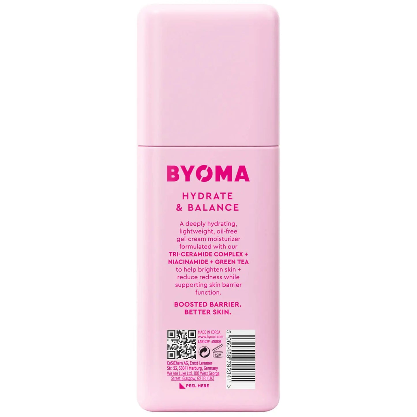 Byoma Moisturising Gel Cream, 50 ml