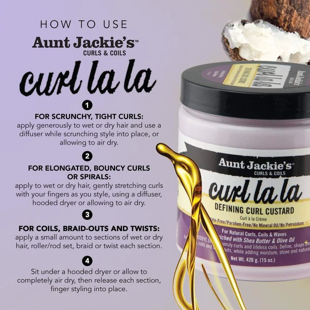 Curl La La لتعريف الكيرل الخفيفة من أونت جاكي، 426 جم