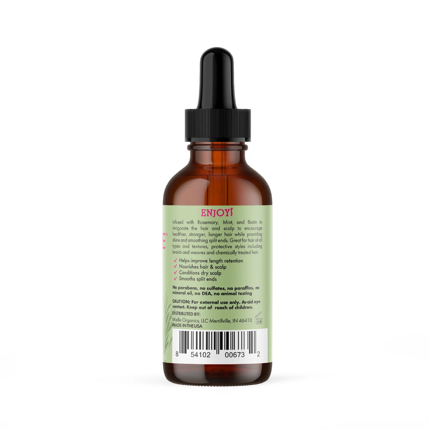 Mielle Organics Rosemary Mint Growth Oil, 59 ml