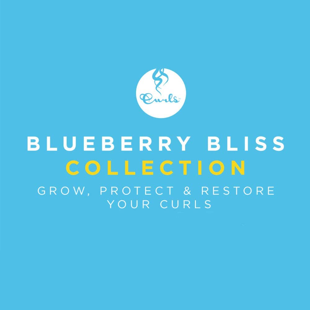 زيت نمو الشعر بنكهة التوت الأزرق من Curls Bliss، 118 مل