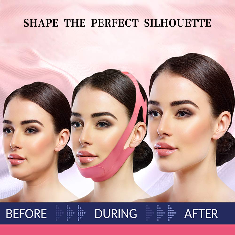 Hime Sama Lifting Bandage For Face And Chine Line، حزام لرفع الوجه والذقن، حزام تنحيف الوجه