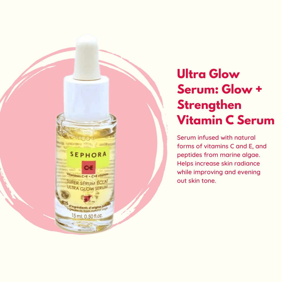 Sephora Hydrate and Glow Duo Set - Ultra Glow Serum and All Day Hydrator