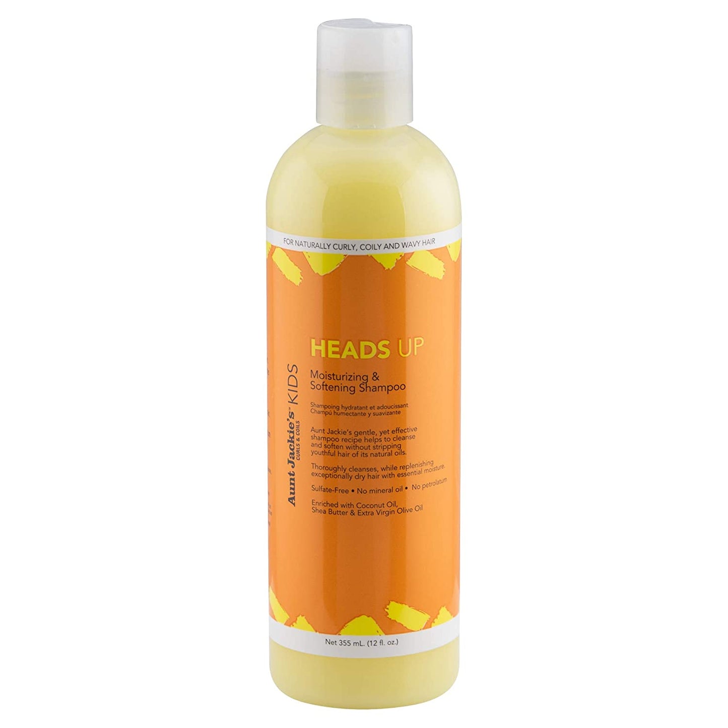 Aunt Jackie's Girls Heads Up Moisturizing & Softening Shampoo, 355 ml