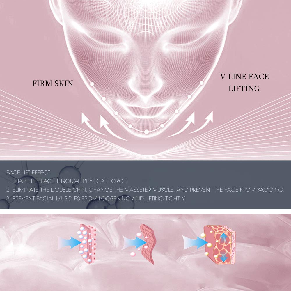 Hime Sama Lifting Bandage For Face And Chine Line، حزام لرفع الوجه والذقن، حزام تنحيف الوجه