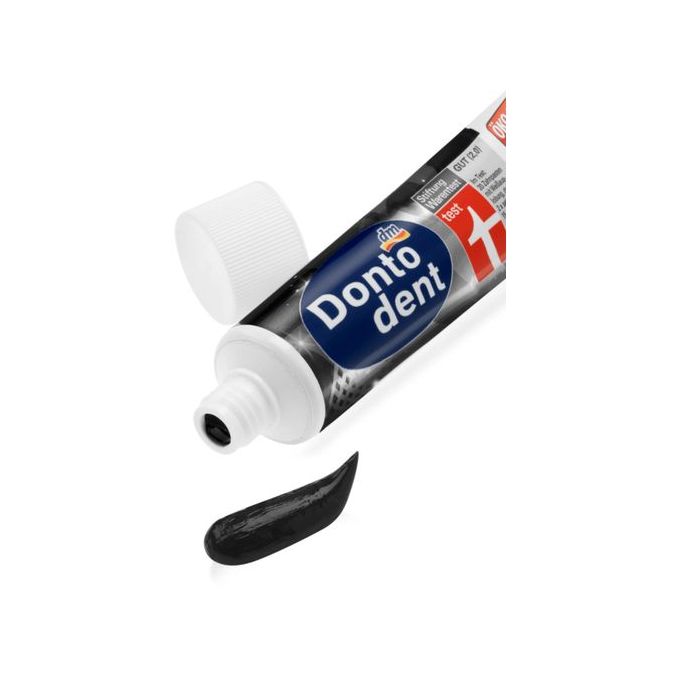 معجون أسنان Donto Dent Black Shine من Dm، 75 مل