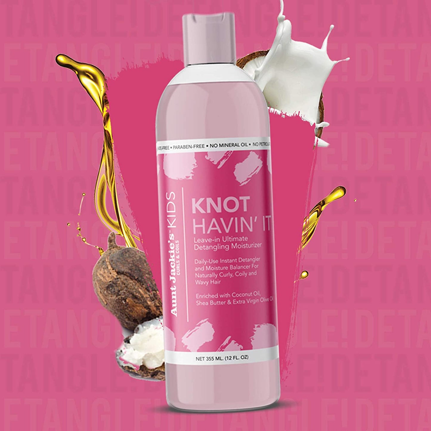 Aunt Jackie's Girls Knot Havin' It! Leave-in Detangling Moisturizer، 355 مل