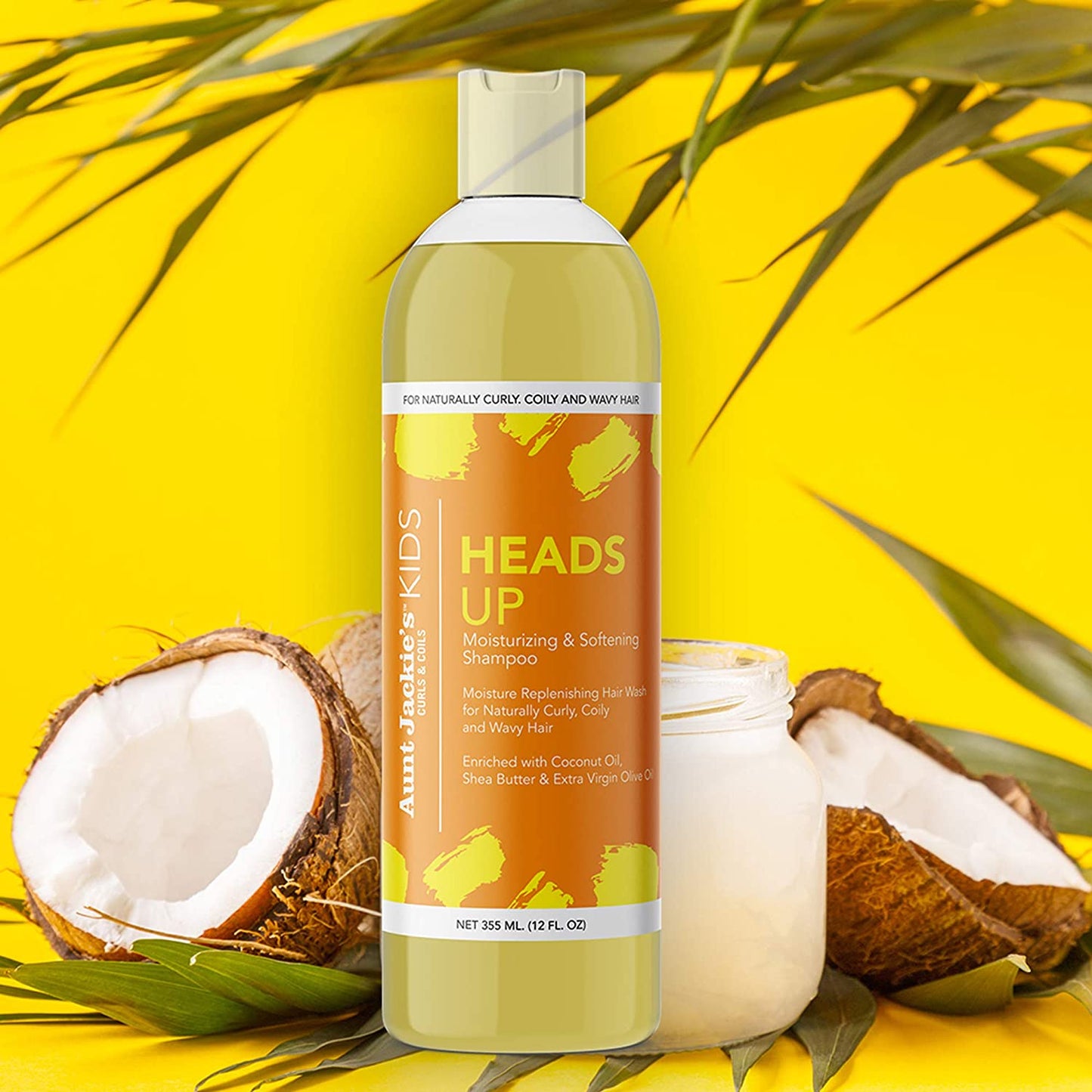 Aunt Jackie's Girls Heads Up Moisturizing & Softening Shampoo, 355 ml
