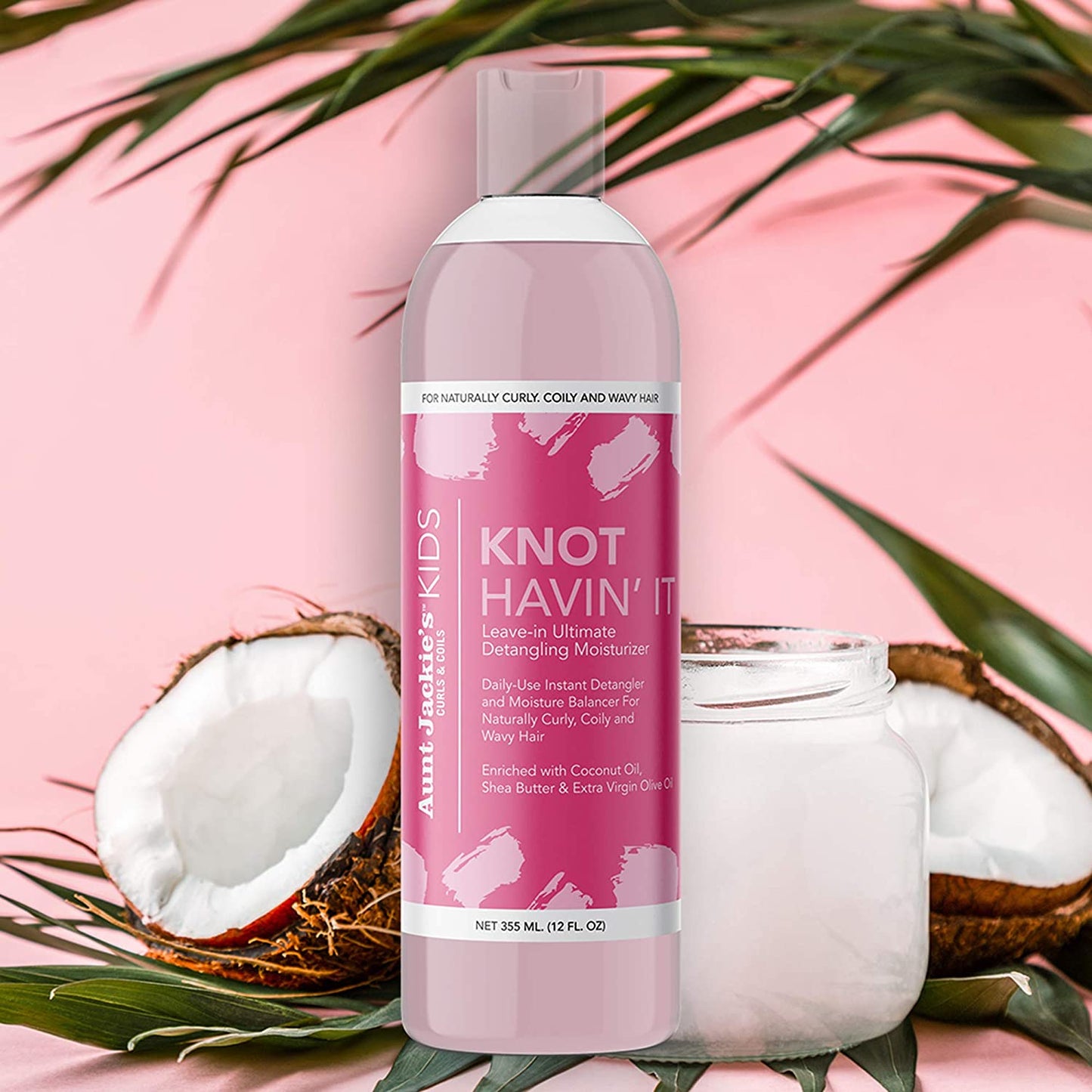 Aunt Jackie's Girls Knot Havin' It! Leave-in Detangling Moisturizer، 355 مل
