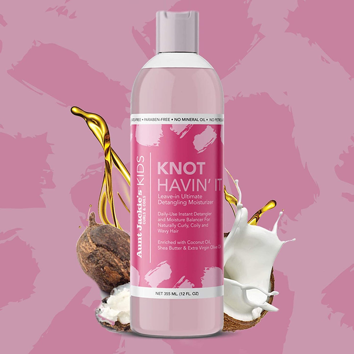 Aunt Jackie's Girls Knot Havin' It! Leave-in Detangling Moisturizer، 355 مل
