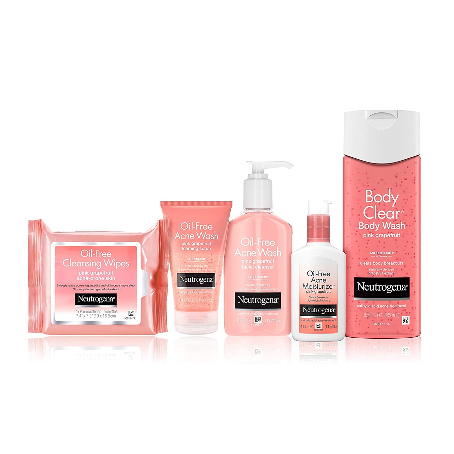 Neutrogena Body Clear Pink Grapefruit Salicylic Acid Acne Treatment Body Wash، 250 مل
