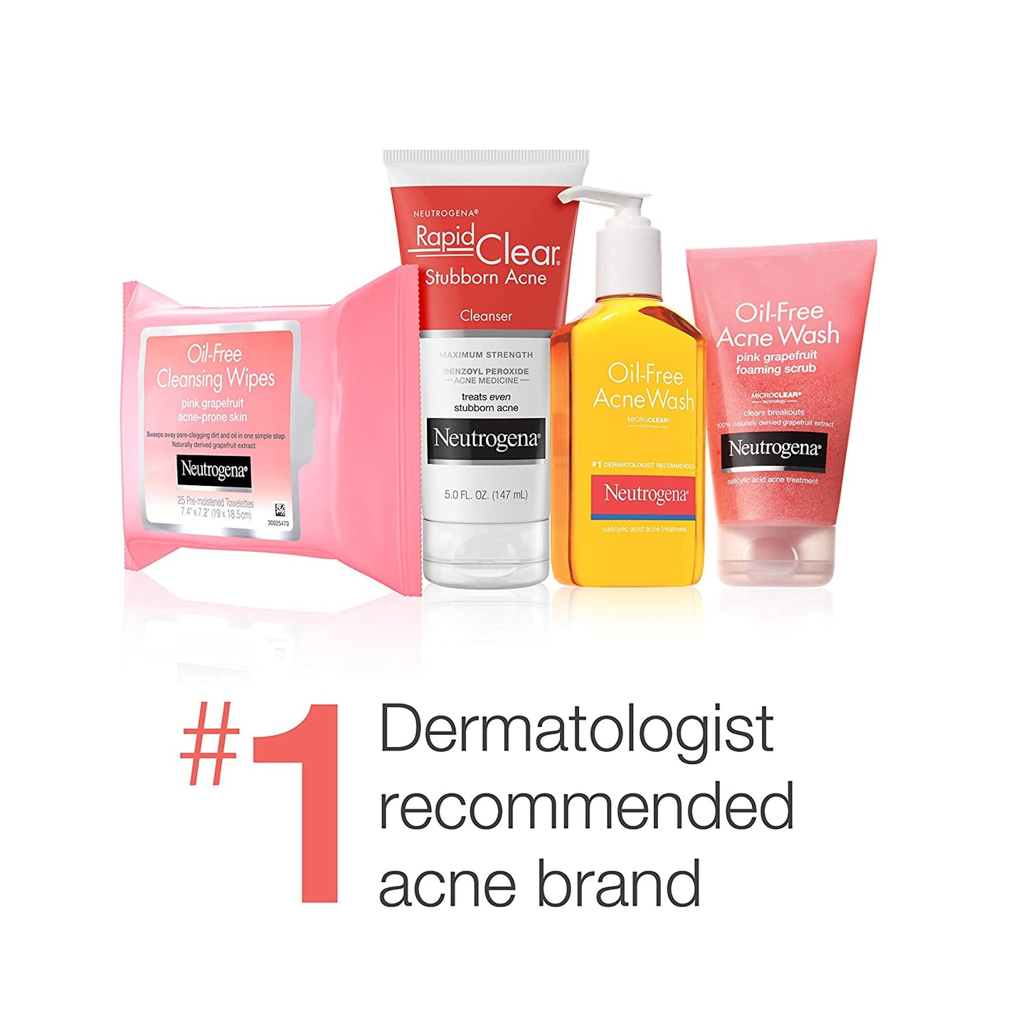 Neutrogena Body Clear Pink Grapefruit Salicylic Acid Acne Treatment Body Wash، 250 مل