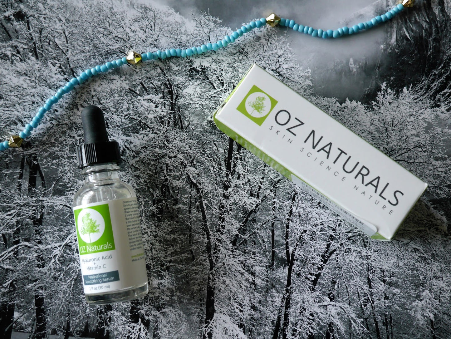 سيروم حمض الهيالورونيك من OZNaturals، 30 مل