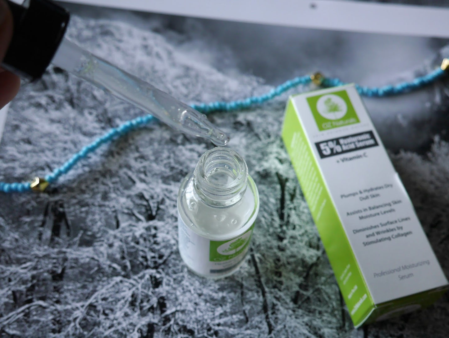 سيروم حمض الهيالورونيك من OZNaturals، 30 مل