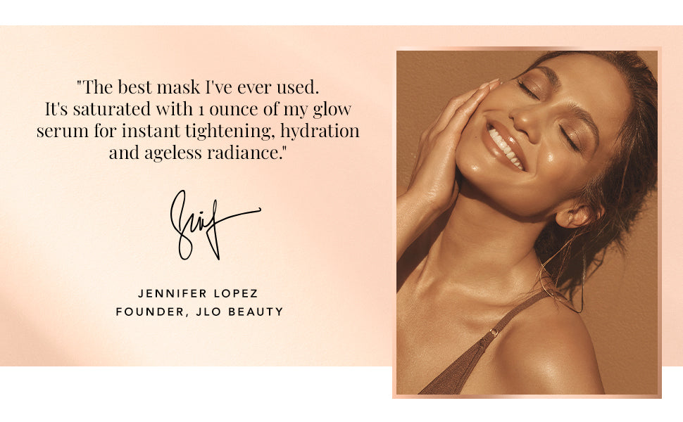 Jlo Beauty ورقة القناع That Limitless Glow، حجم 1 قناع