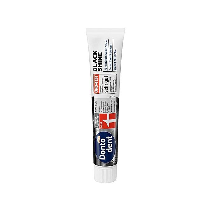 معجون أسنان Donto Dent Black Shine من Dm، 75 مل