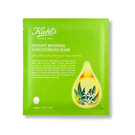 قناع التجديد الفوري Kiehl's Instant Renewal Concentrate، 1 كيس