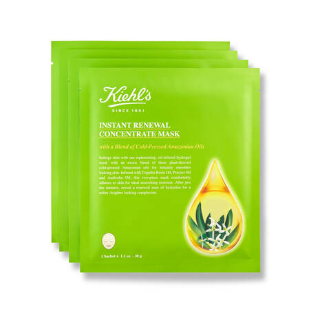 قناع التجديد الفوري Kiehl's Instant Renewal Concentrate، 1 كيس