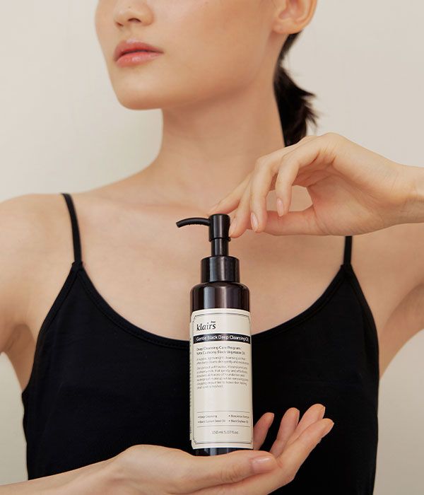 زيت Klairs Gentle Black Deep Cleansing منظف بعمق، 150 مل