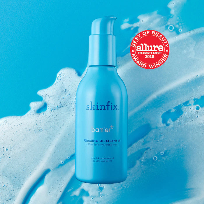 منظف الزيت الرغوي Barrier+ Foaming Oil Hydrating من Skinfix، 177 مل