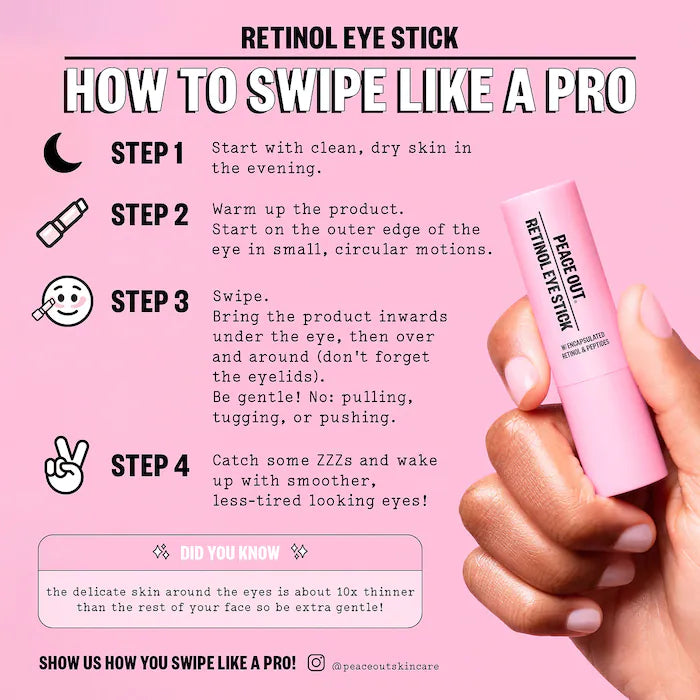 Peace Out Retinol Eye Stick