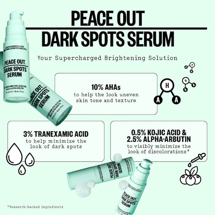 Peace Out Dark Spots Serum, 30 ml