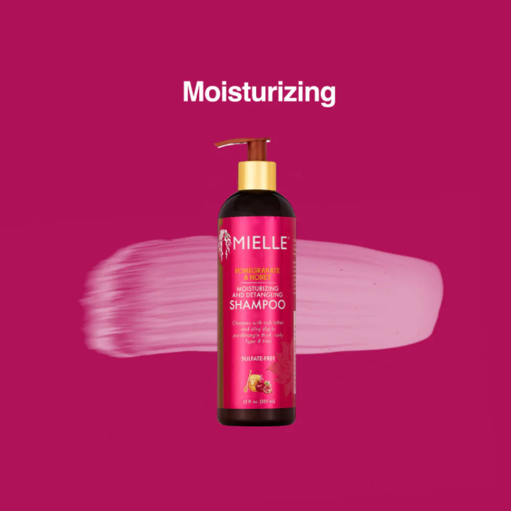Mielle Pomegranate & Honey Moisturizing and Detangling Shampoo, 355 ml