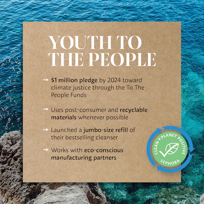 Youth To The People Kale + Green Tea Superfood Face Antioxidant Cleanser، 237 مل