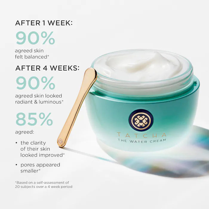 مرطب مياه الوردة The Water Cream Oil-Free Pore Minimizing Moisturizer من Tatcha، 50 مل