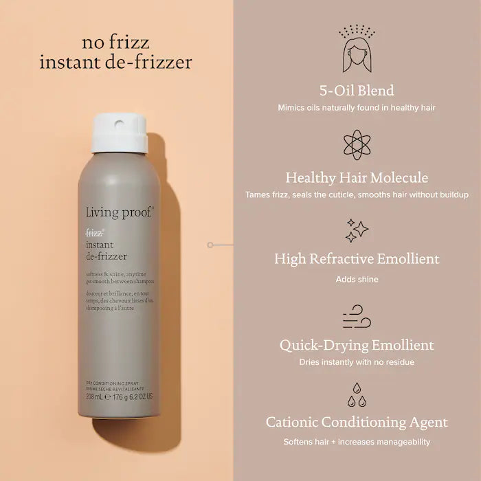 مكمل للشعر مانع للتجاعيد من Living Proof No Frizz، 95 مل