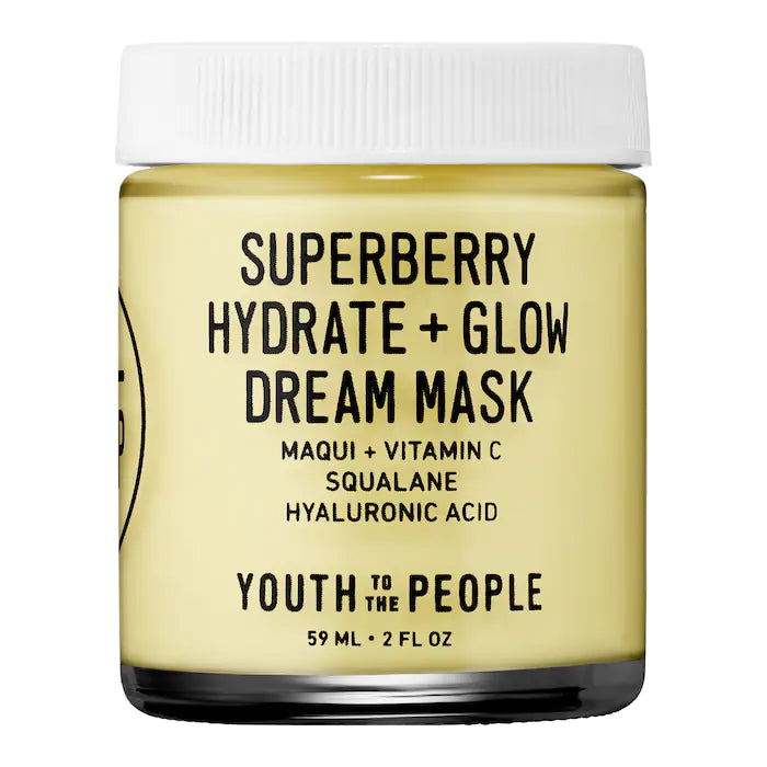 Youth To The People Superberry Hydrate + Glow Dream Mask with Vitamin C، 59 مل، 15 مل