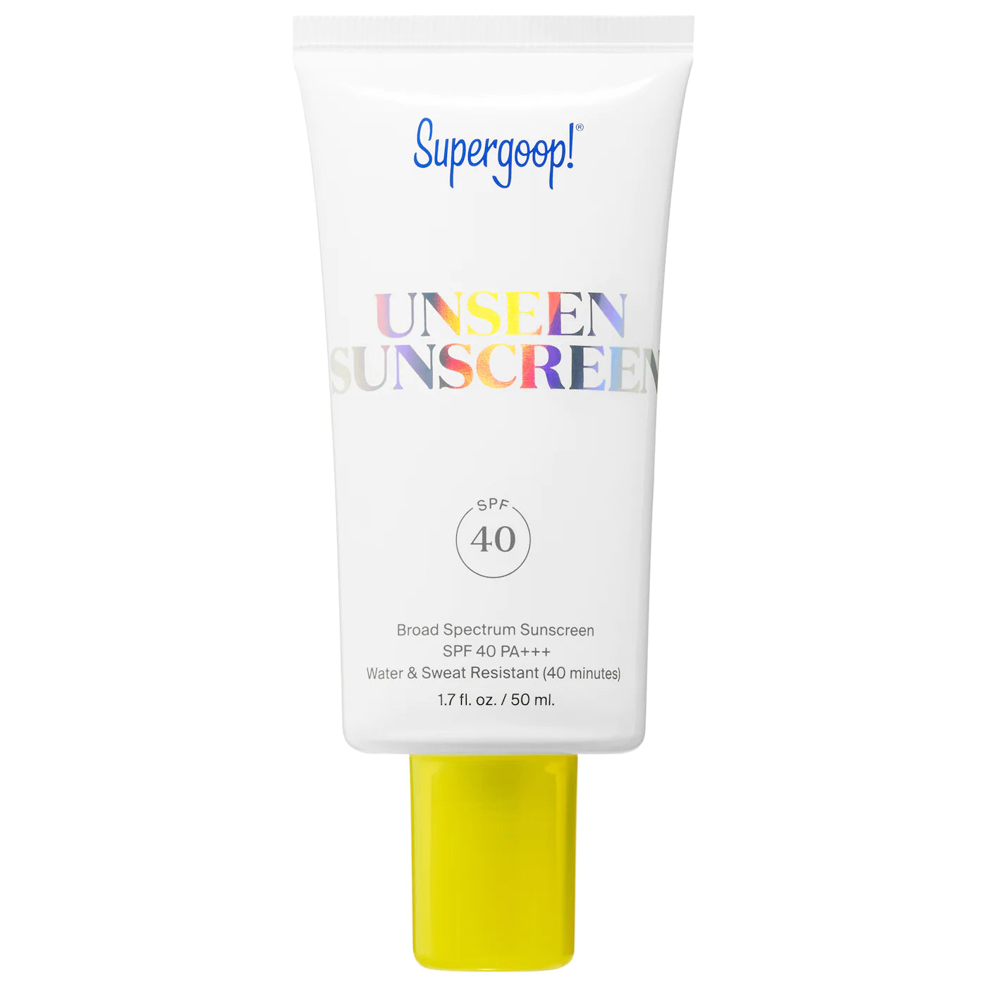 مرشح الشمس Unseen Sunscreen SPF 40 من Supergoop