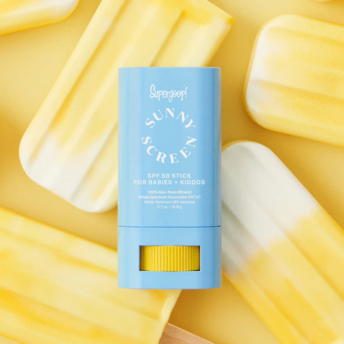 Supergoop! Sunnyscreen™ 100% Mineral Stick واقي شمسي للأطفال SPF 50، 19.8 جم