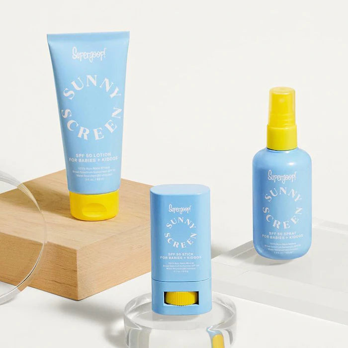 Supergoop! Sunnyscreen™ 100% Mineral Stick واقي شمسي للأطفال SPF 50، 19.8 جم