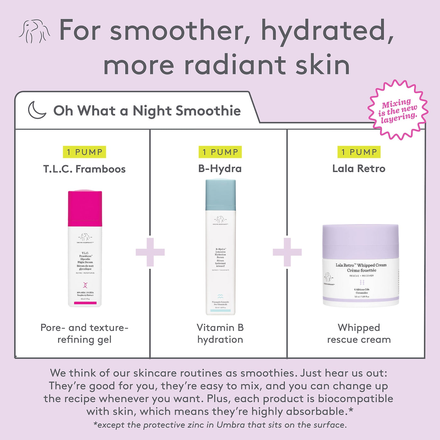 Drunk Elephant T.L.C Framboos Glycolic Night Serum, 30 ml