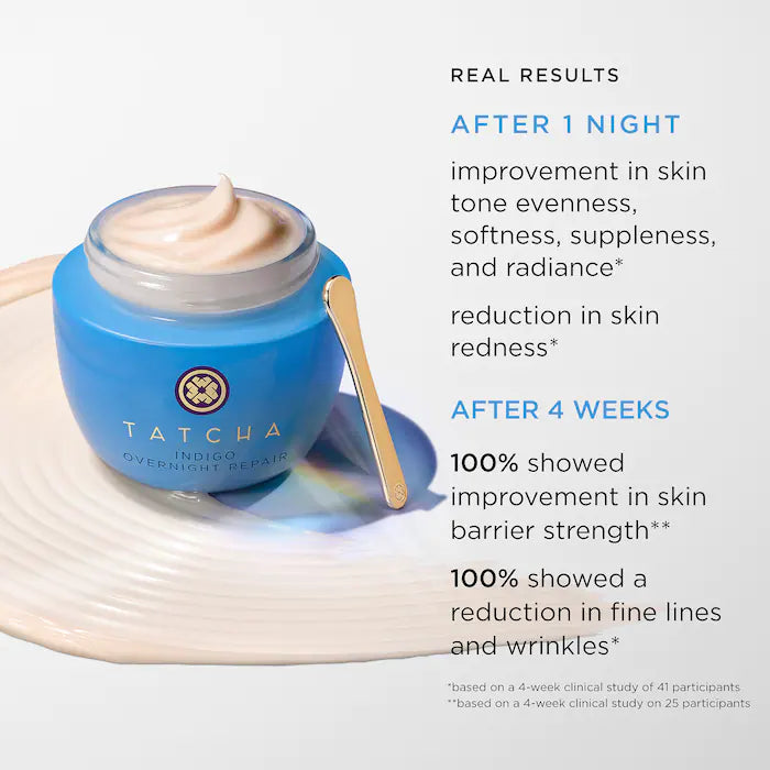 Tatcha Indigo Overnight Repair سيروم في كريم العلاج، 50 مل