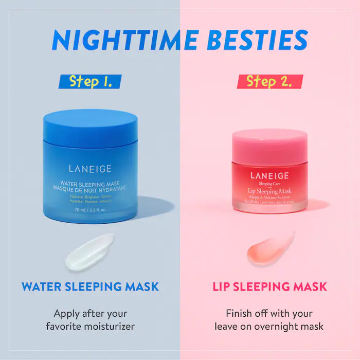 قناع نوم Water Sleeping Mask من LANEIGE بزيت السكوالين
