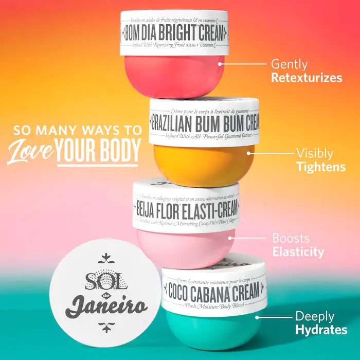 Sol de Janeiro Beija Flor™ Elasti-Cream with Collagen and Squalane، 240 مل