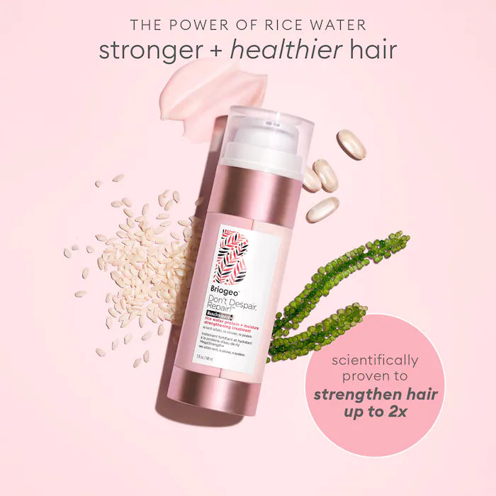 Briogeo Don't Despair Repair Rice Water Protein + Moisture Strengthening Treatment، 148 مل