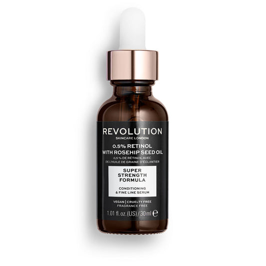 Serum Smoothing Oil with 0.5% Retinol and Rosehip Seed Oil by Revolution Skincare, 30 ml