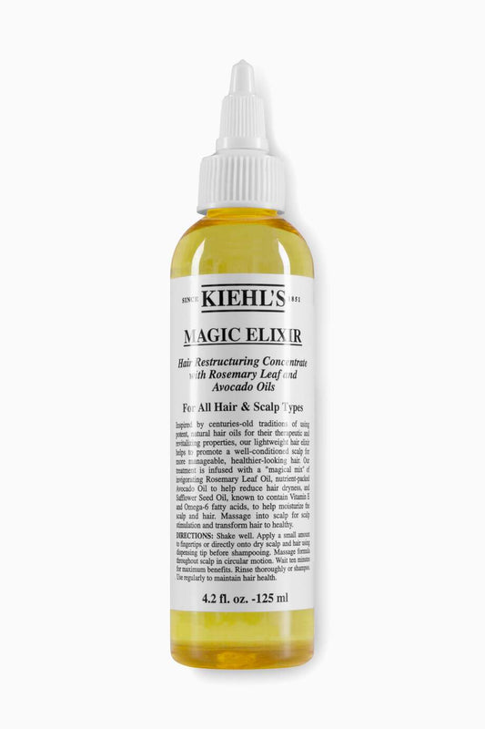 زيت Kiehl's Magic Elixir لعلاج فروة الرأس والشعر، 125 مل