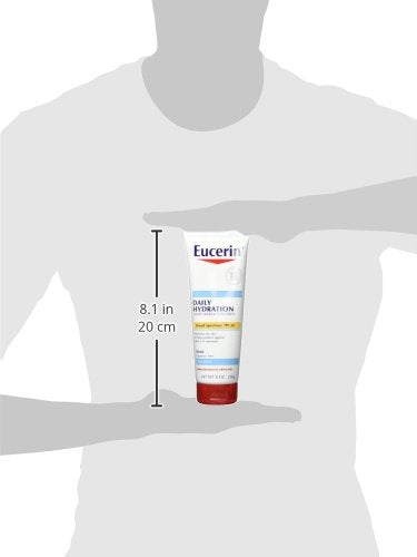 Eucerin Daily Hydration Body Cream with SPF 30 - Broad Spectrum Body Lotion for Dry Skin, 226 g