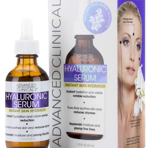 Advanced Clinicals Hyaluronic Acid Face Serum, 52ml
