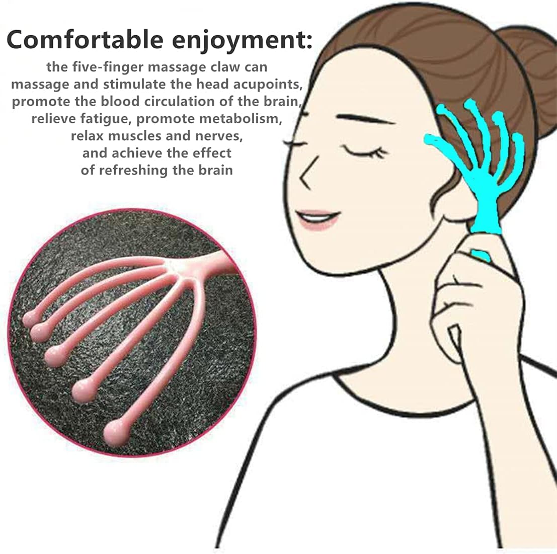 Head Scalp Massager Comb