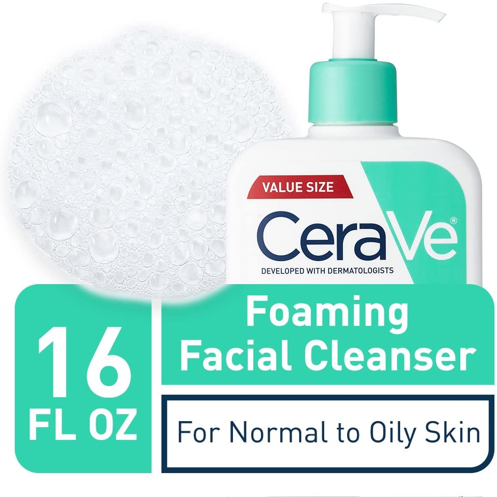 CeraVe Foaming Facial Cleanser For Normal To Oily Skin 473ml (Copy)