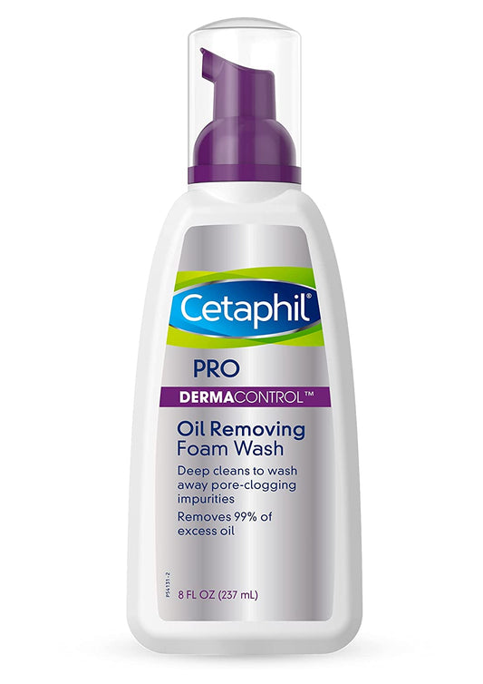 Cetaphil PRO Derma Control Oil Removing Foam Wash, 237 ml