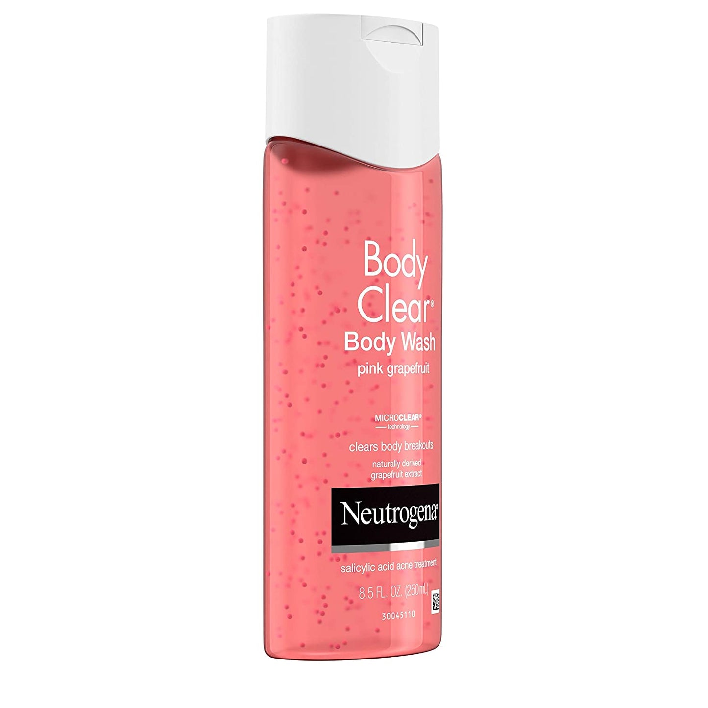 Neutrogena Body Clear Pink Grapefruit Salicylic Acid Acne Treatment Body Wash, 250 ml